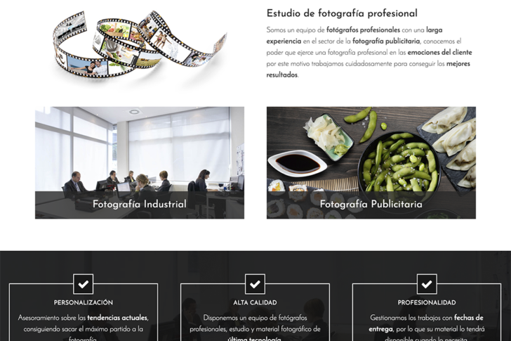 nueva web Angular Fotografía
